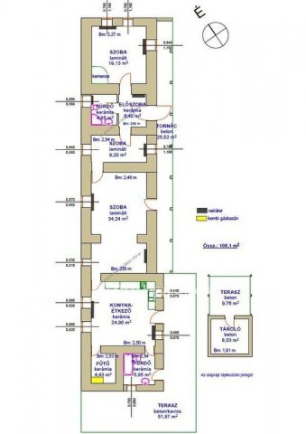 Eladó családi ház, Tiszanánán 44 M Ft, 3 szobás