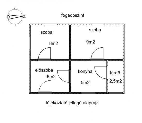 Eladó családi ház, Zalakaroson 26.9 M Ft, 1+2 szobás