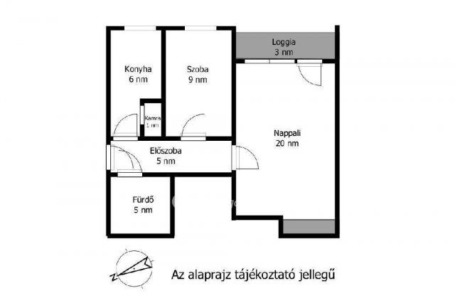 Eladó téglalakás, Budapesten, XIII. kerületben 69 M Ft, 2 szobás