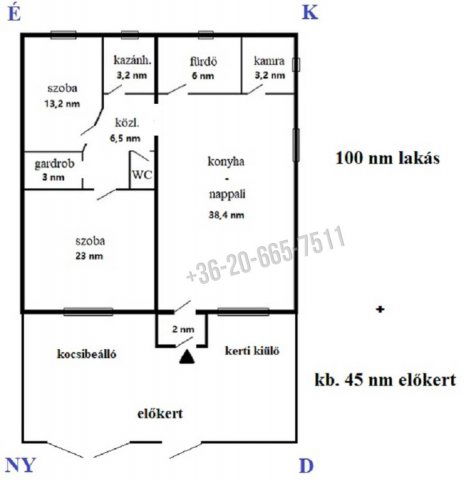 Eladó téglalakás, Veresegyházon 49.99 M Ft, 3 szobás