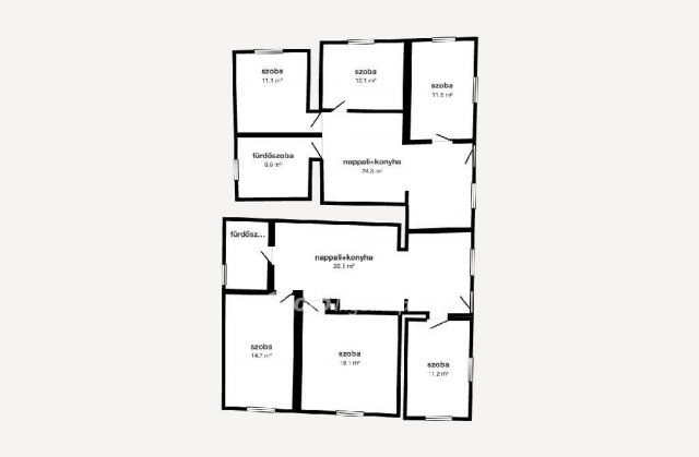 Eladó ikerház, Poroszlón 55 M Ft, 4+2 szobás