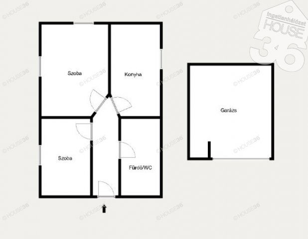 Eladó téglalakás, Kecskeméten 47.5 M Ft, 2 szobás