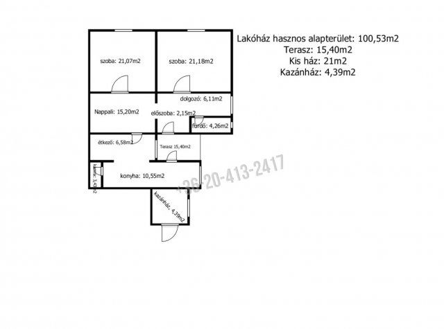 Eladó családi ház, Pilisen 78.8 M Ft, 3 szobás