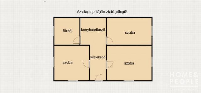 Eladó családi ház, Hódmezővásárhelyen 60 M Ft, 3 szobás