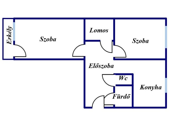 Eladó panellakás, Miskolcon, Király utcában 38.99 M Ft, 2 szobás