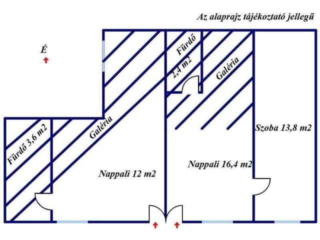 Eladó téglalakás, Budapesten, VII. kerületben 49.8 M Ft