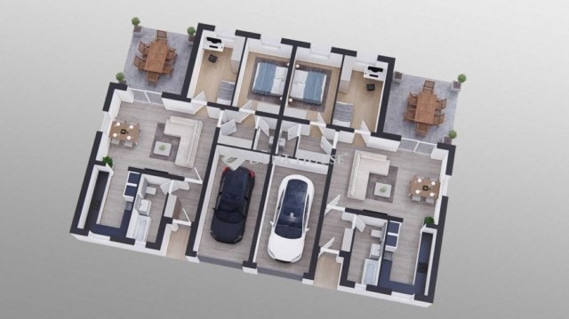 Eladó ikerház, Üllőn 73.9 M Ft, 3 szobás / költözzbe.hu