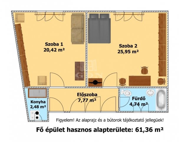 Eladó családi ház, Hajdúnánáson 29.8 M Ft, 2 szobás
