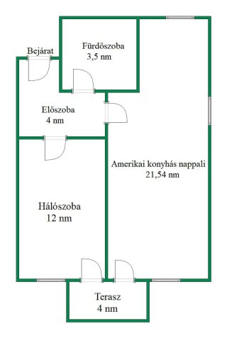 Eladó téglalakás, Dunakeszin 60 M Ft, 2 szobás