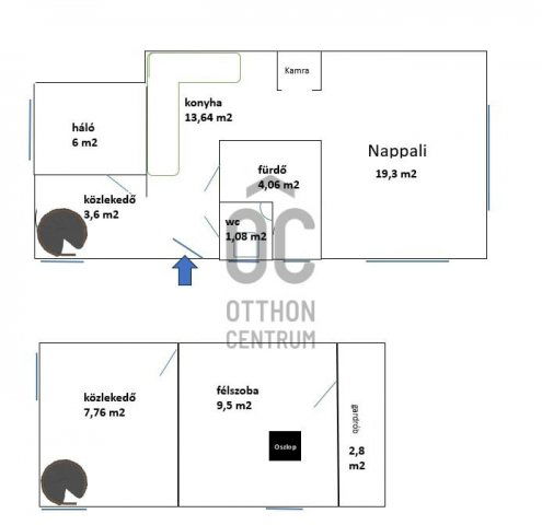 Eladó ikerház, Budapesten, XXI. kerületben 78.9 M Ft, 3 szobás