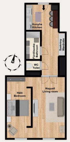 Kiadó téglalakás, albérlet, XIII. kerületben, Szent István körúton