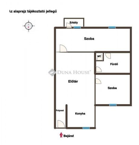 Eladó téglalakás, Hódmezővásárhelyen 45 M Ft, 2 szobás