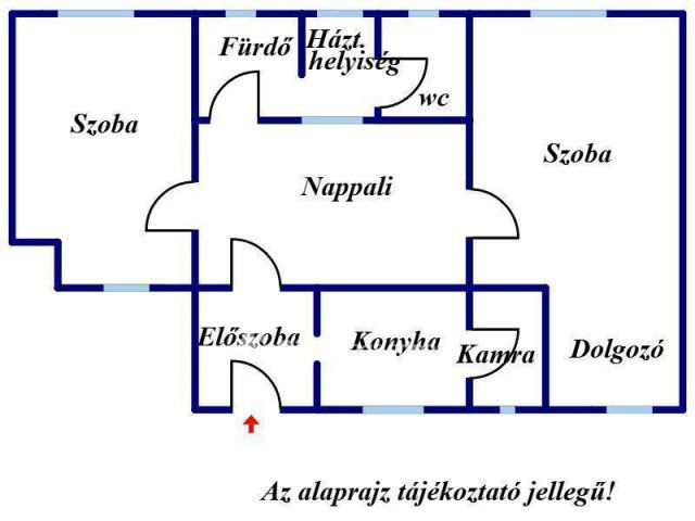 Eladó családi ház, Szegeden 49.99 M Ft, 3 szobás