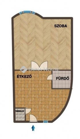 Eladó téglalakás, Budapesten, IX. kerületben 69.9 M Ft, 1 szobás