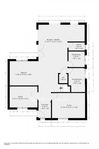 Eladó családi ház, Mezőkövesden 89 M Ft, 3+3 szobás