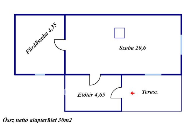 Eladó családi ház, Újcsanáloson 16.95 M Ft, 1 szobás