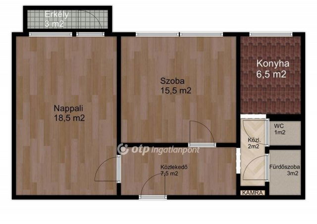 Eladó panellakás, Tiszavasváriban 18.49 M Ft, 2 szobás