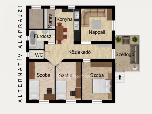 Eladó családi ház, Nyírábrányon 30 M Ft, 2 szobás