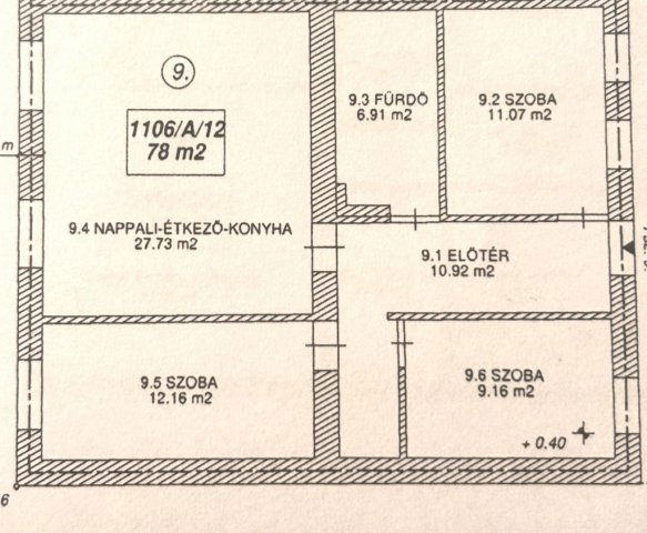 Eladó téglalakás, Szolnokon 89.7 M Ft, 1+2 szobás