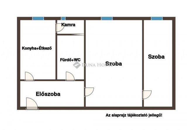 Eladó téglalakás, Dunaújvárosban 33.5 M Ft, 2 szobás