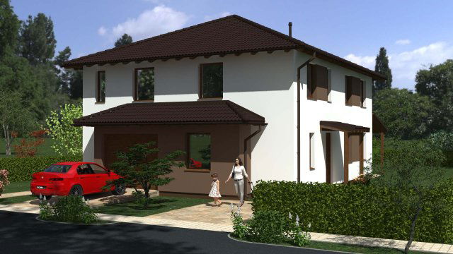 Eladó ikerház, Vácrátóton 92.9 M Ft, 4 szobás