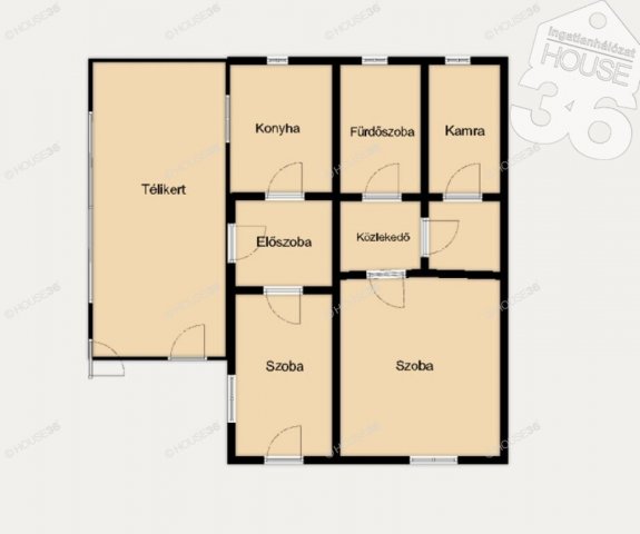 Eladó családi ház, Csépán 7.9 M Ft, 2 szobás