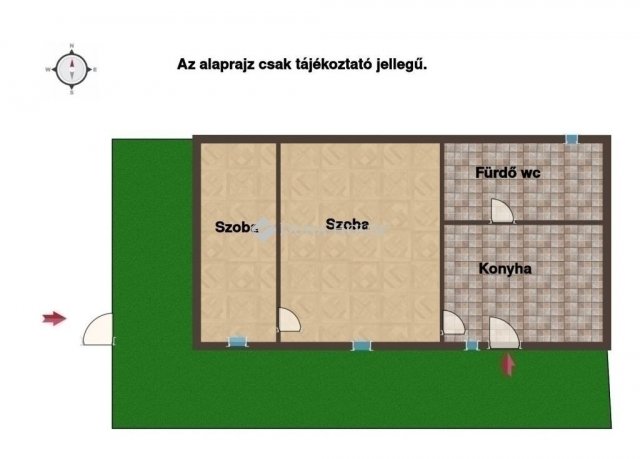 Eladó ikerház, Budapesten, XV. kerületben 55.9 M Ft, 2 szobás