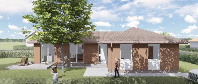 Eladó családi ház, Dánszentmiklóson 70.55 M Ft, 3 szobás