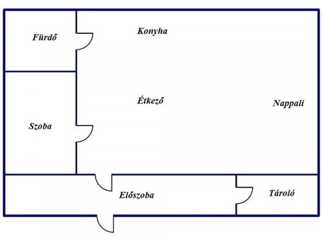 Eladó családi ház, Nagykállóban 28 M Ft, 1 szobás