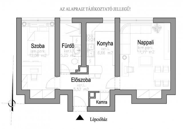 Eladó téglalakás, Hódmezővásárhelyen 49 M Ft, 2 szobás