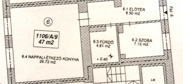 Eladó téglalakás, Szolnokon 56.4 M Ft, 1+1 szobás