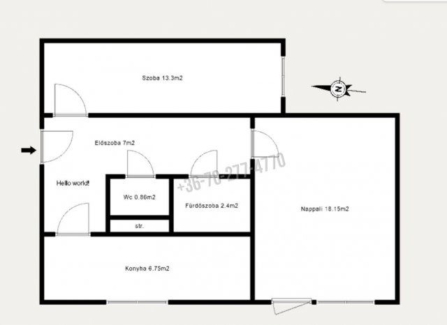Eladó panellakás, Oroszlányban, Takács Imre utcában 31.2 M Ft