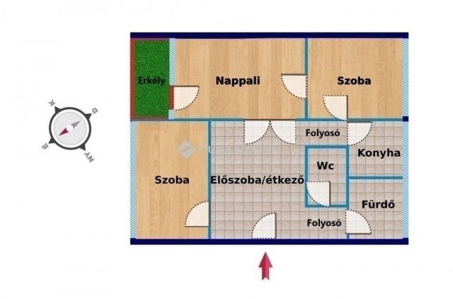 Eladó téglalakás, Budapesten, III. kerületben 79.9 M Ft