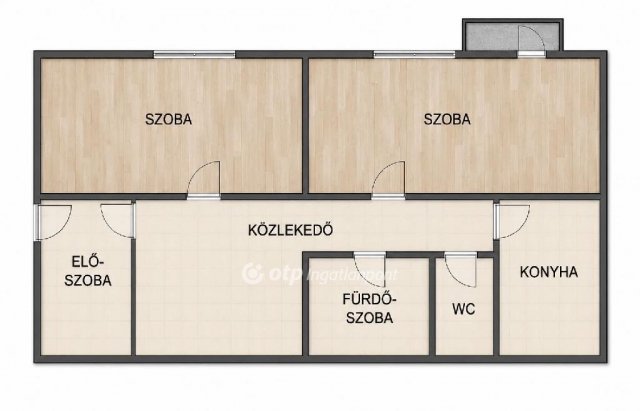 Eladó panellakás, Debrecenben 56.9 M Ft, 2 szobás