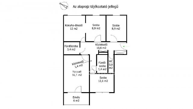 Eladó panellakás, Siófokon 86.9 M Ft, 2+2 szobás