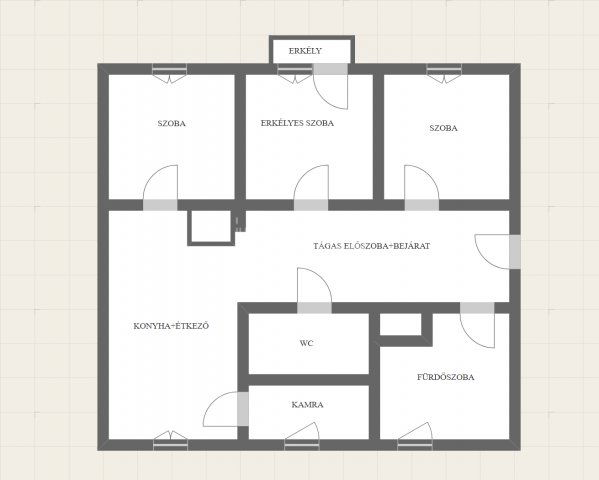 Eladó téglalakás, Nyíregyházán 51.5 M Ft, 3 szobás