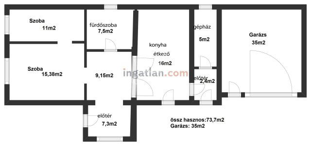 Eladó családi ház, Székesfehérvárott 78.8 M Ft, 3 szobás