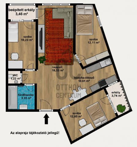 Eladó téglalakás, Budapesten, X. kerületben 89.9 M Ft, 4 szobás