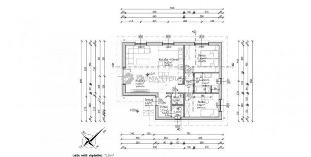 Eladó családi ház, Kecskeméten 75 M Ft, 3 szobás