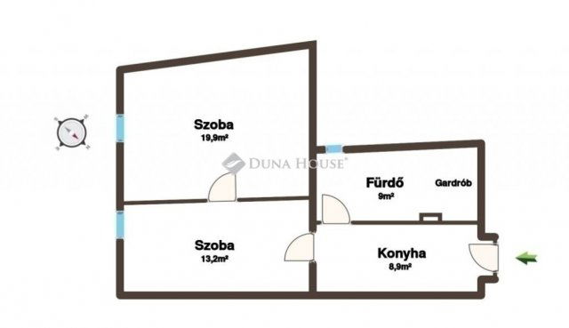 Eladó téglalakás, Budapesten, XIII. kerületben 70.5 M Ft