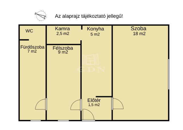 Eladó téglalakás, Budapesten, XIII. kerületben 64 M Ft