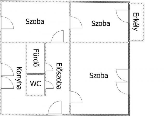 Eladó panellakás, Mezőhegyesen 20.9 M Ft, 2+1 szobás