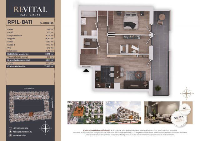 Eladó téglalakás, Budapesten, XI. kerületben, Fehérvári úton