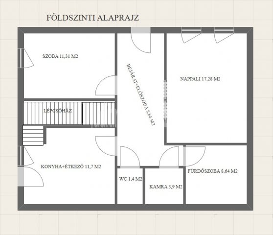 Eladó ikerház, Nyíregyházán 74.9 M Ft, 2+2 szobás