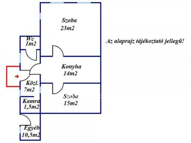 Eladó családi ház, Gyulán 14 M Ft, 2 szobás