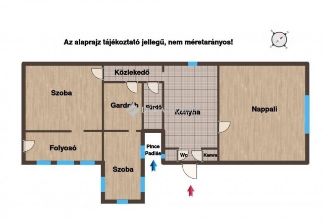 Eladó téglalakás, Budapesten, IV. kerületben 69.9 M Ft, 3 szobás
