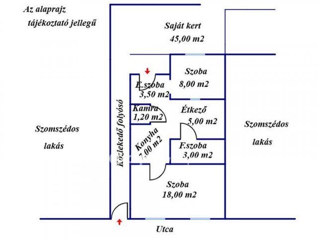 Eladó téglalakás, Gyulán 39 M Ft, 2 szobás