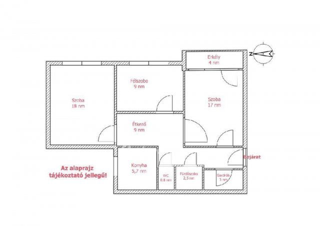 Eladó panellakás, Budapesten, X. kerületben 69.9 M Ft, 2+1 szobás
