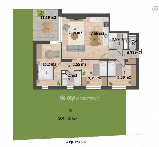 Eladó téglalakás, Budapesten, XIV. kerületben 162 M Ft, 4 szobás