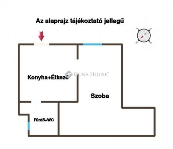 Eladó téglalakás, Budapesten, VIII. kerületben 45.5 M Ft